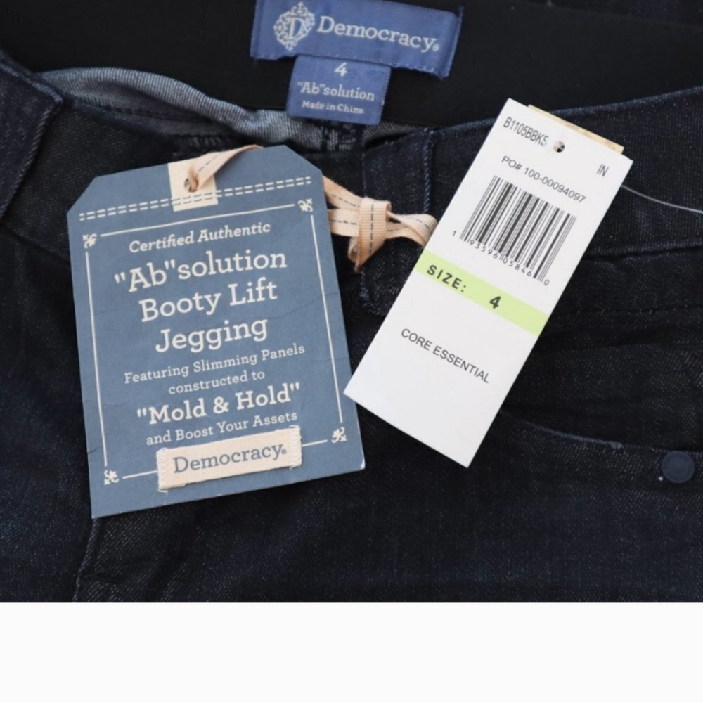 Democracy Ab Solution Booty Lift Jegging Slimming Stretch Skinny Jeans NWT NEW 4